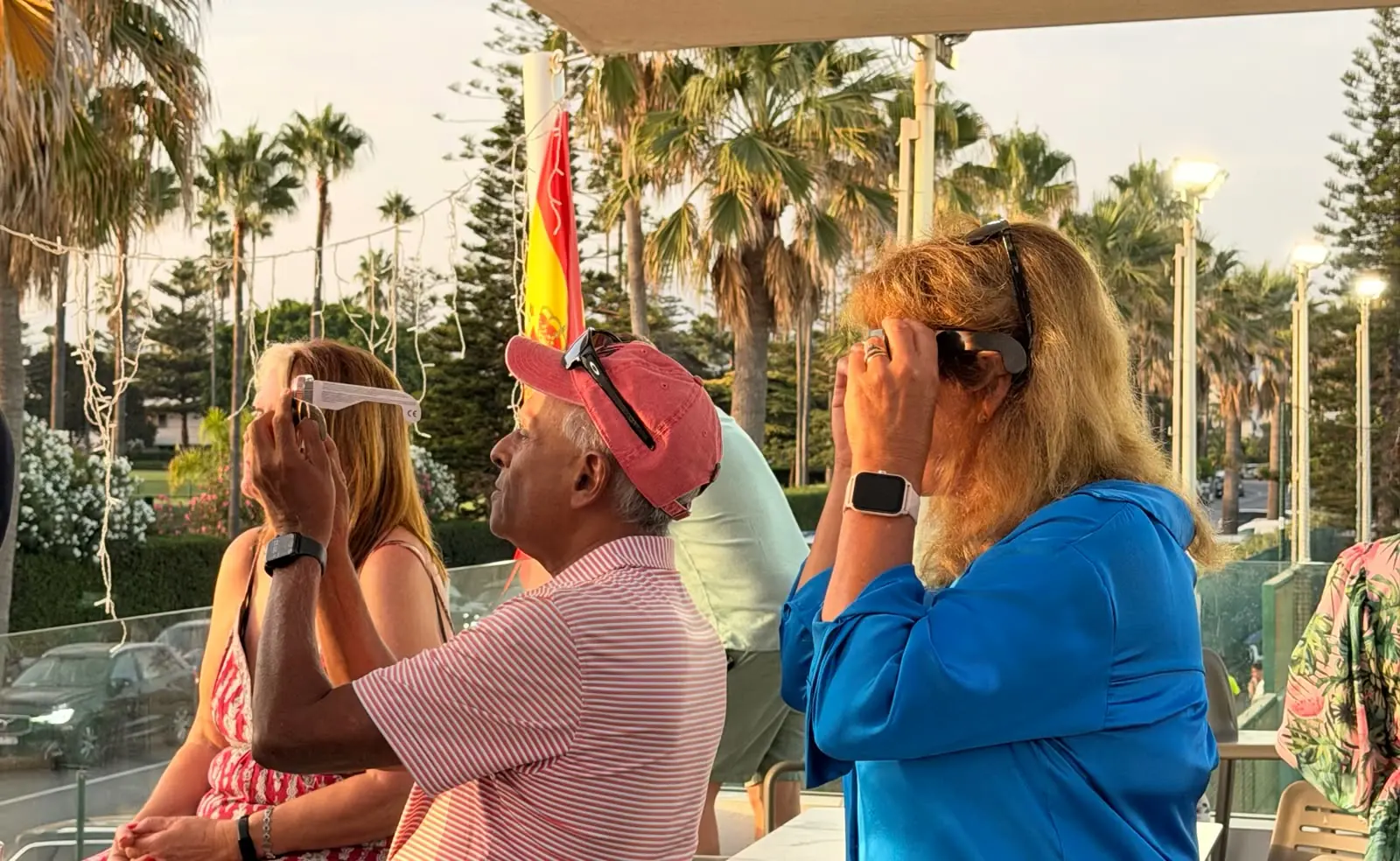 Solar eclipse at Sotogrande Racket Center