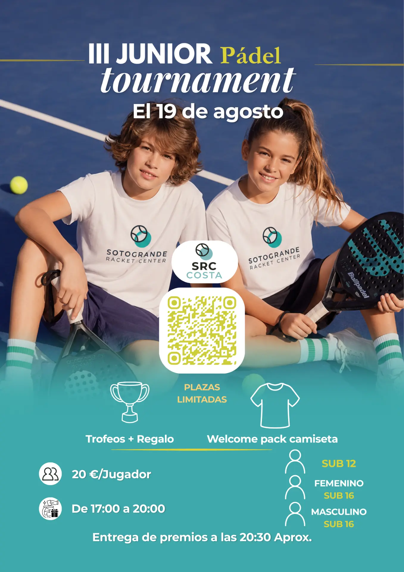 Junior Padel Tournament · Aug 19