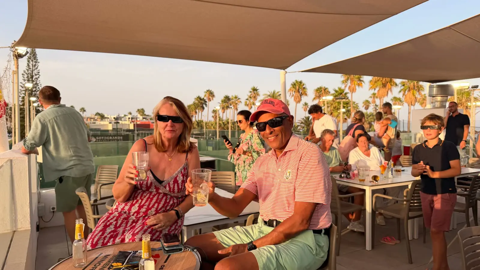 Solar eclipse at Sotogrande Racket Center
