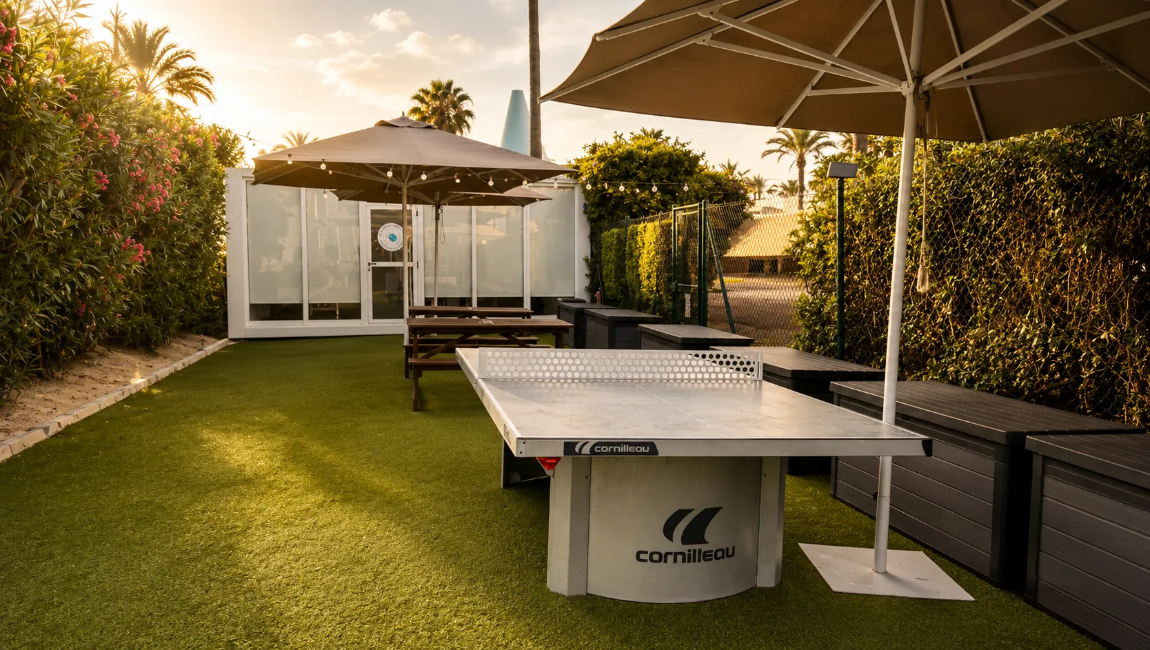 Ping pong & chill-out area
