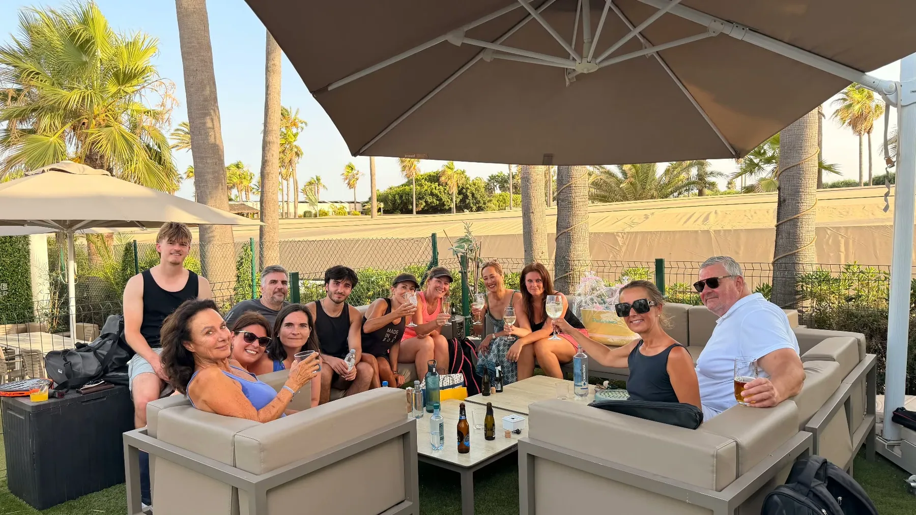Chill-out after the match